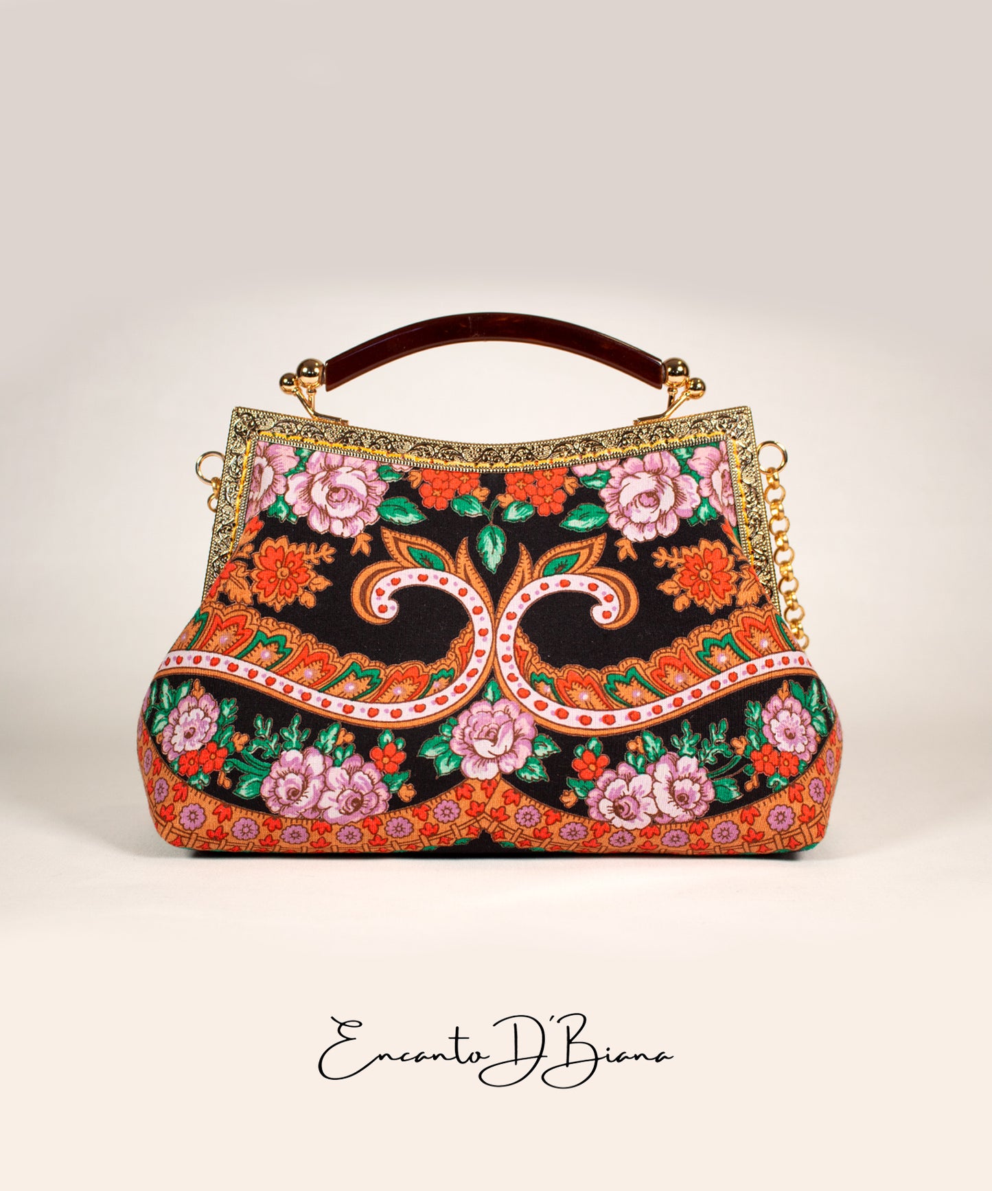Bolsa Luciana - Dourado